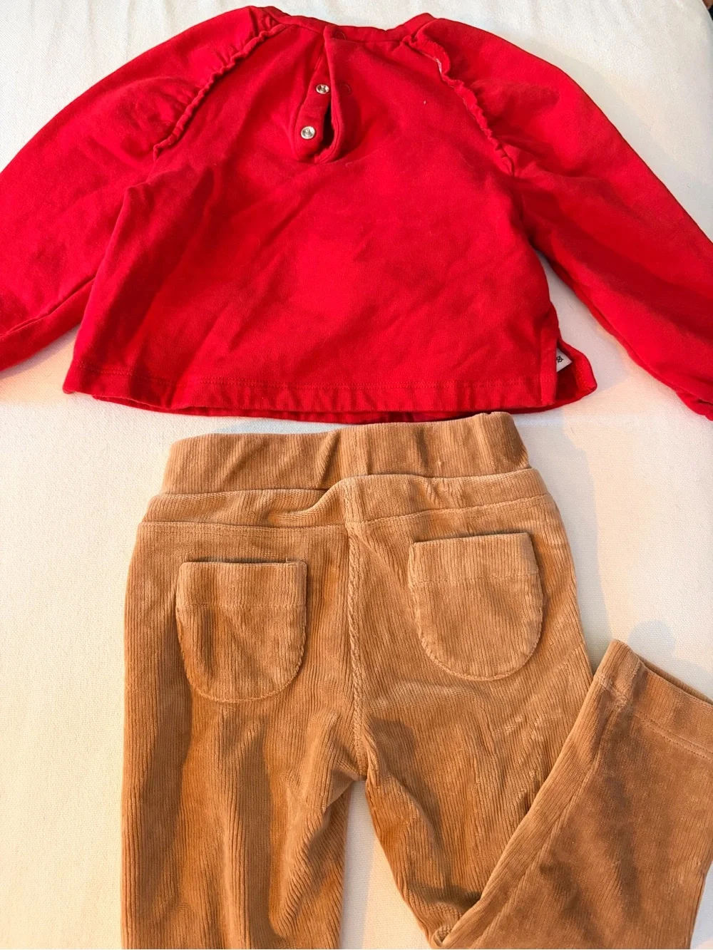 Mayoral baby girls Christmas outfit